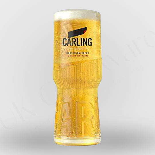 CARLING BEER GLASS - PINTS & HALFS