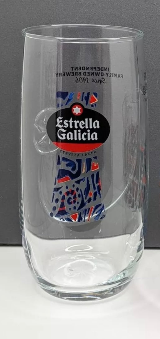 1 x nucleated new design estrella Galicia 20oz pint glass