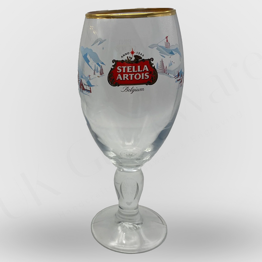 Stella Artois Pint Glass - 20oz Christmas Edition