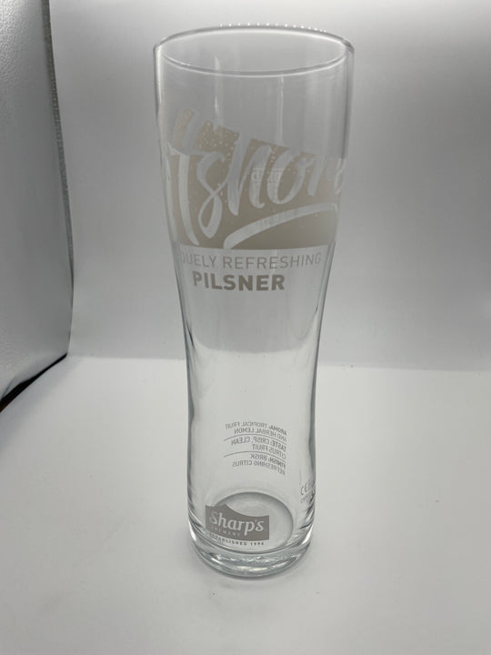 Sharps offshore pilsner pint glass