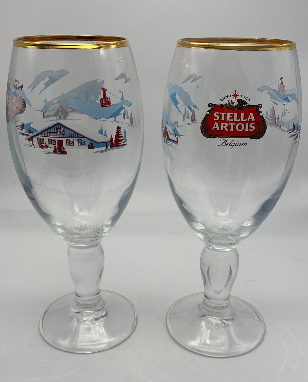 STELLA ARTOIS pint GLASS CHRISTMAS EDITION