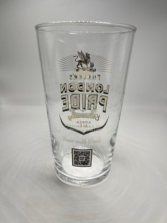 London pride 20oz pint glass