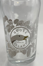 Load image into Gallery viewer, Goose island 20oz nucleated pint glass M20
