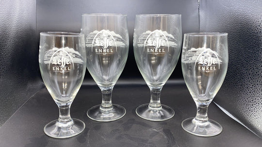 2 x Leffe ENKEL pints and 2 x Leffe ENKEL HALFS