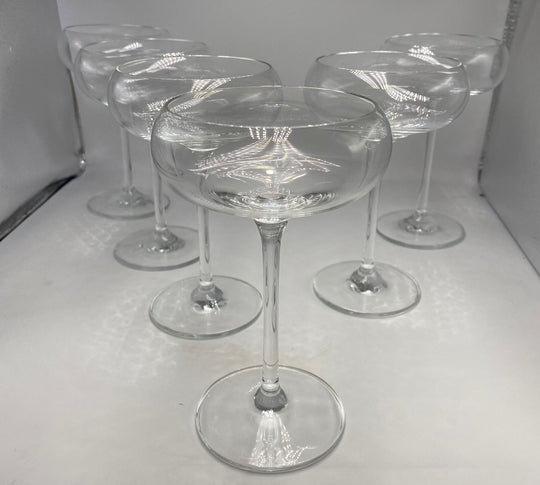 1 X Bespoke Champagne Saucer Martini 200ml Clear Cocktail Glass