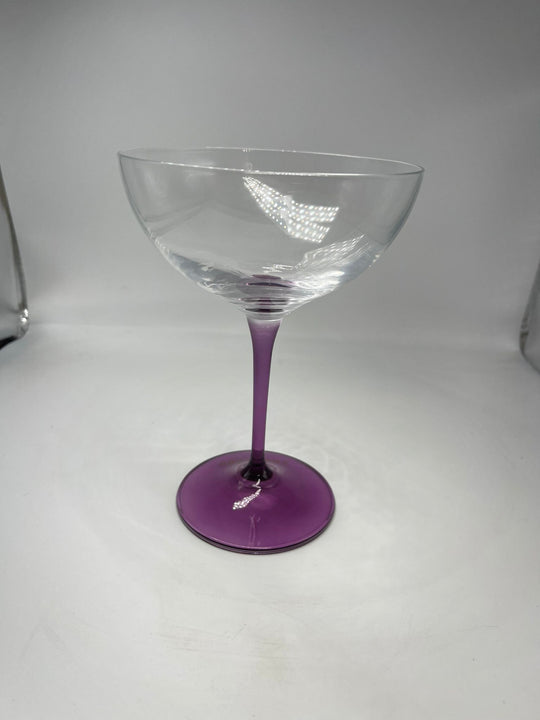 Chambord cocktail glass