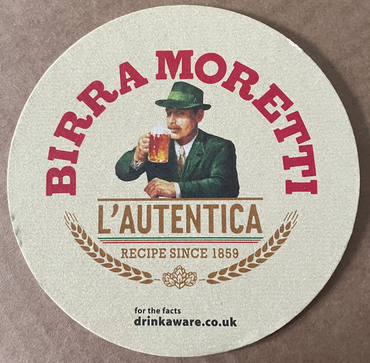 Birra Moretti beer mats x 10