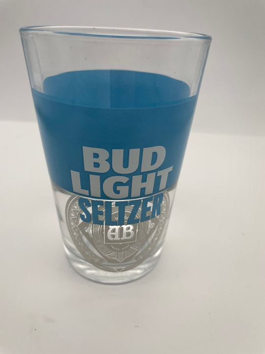 Bud light seltzer half pint glass