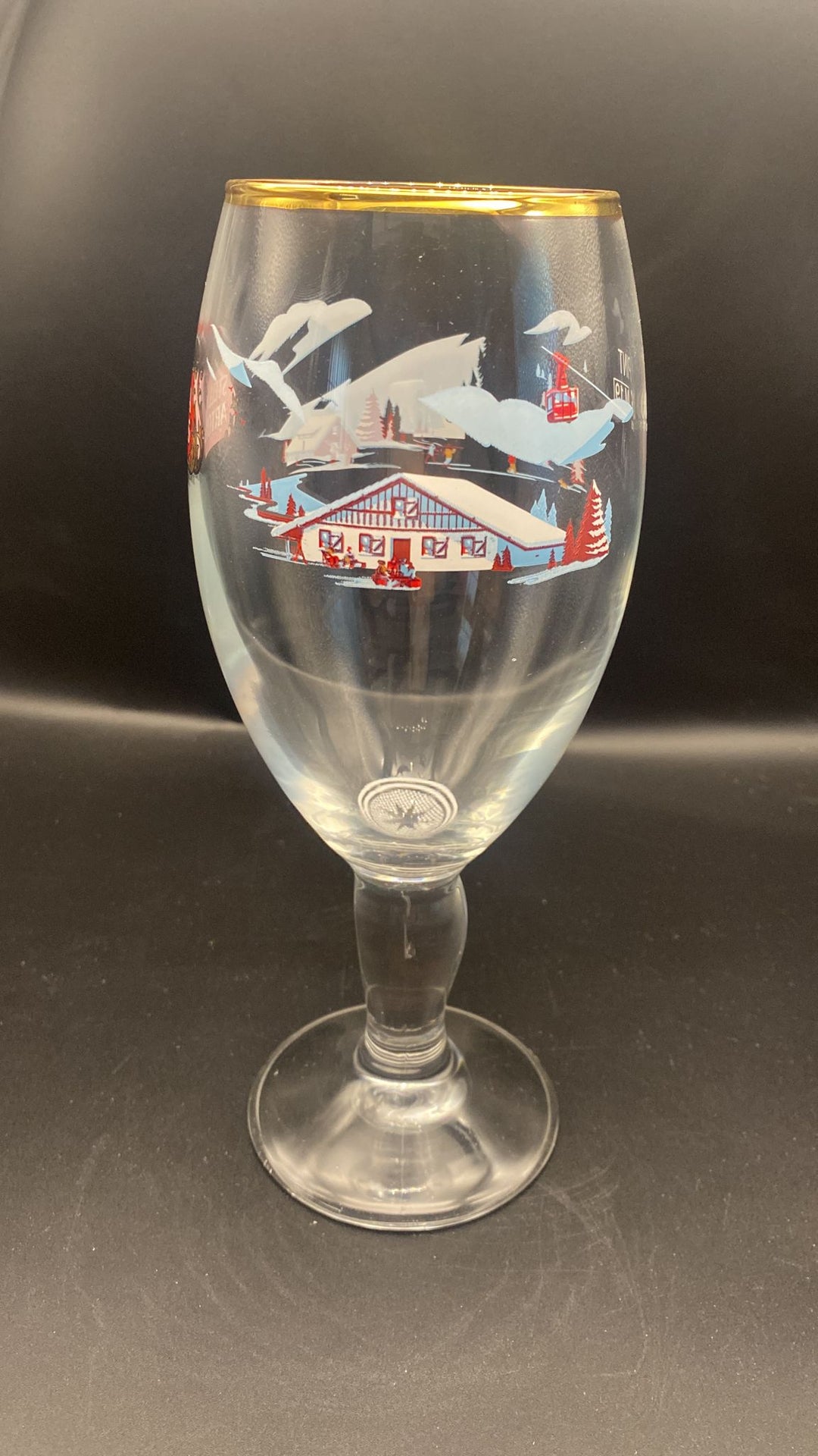 STELLA ARTOIS pint GLASS CHRISTMAS EDITION