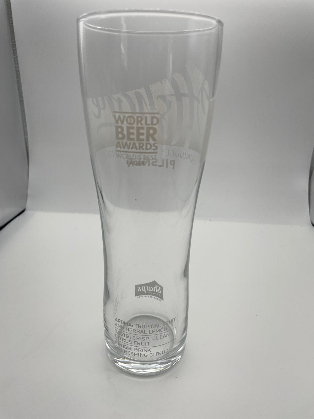 Sharps offshore pilsner pint glass