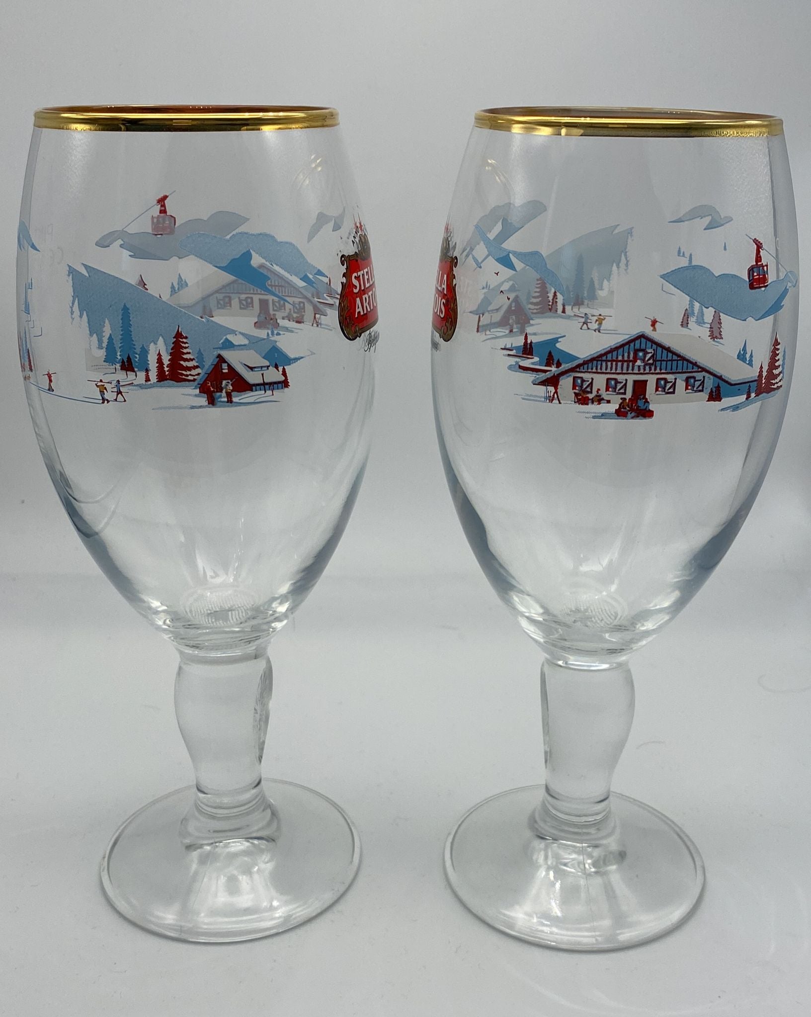Official Limited Edition Frosted Stella Artois Holiday Christmas Beer Glass  33cl