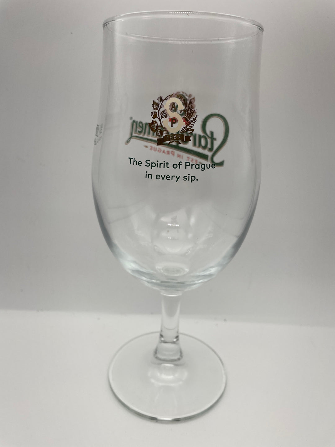 Staropramen 20oz pint chalice M21 beer glass