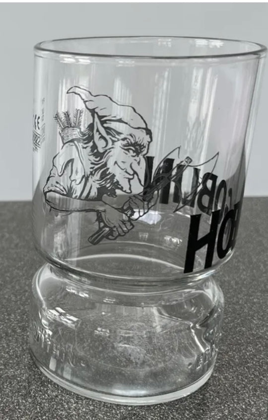 1 x Hobgoblin Nucleated stubby pint glass