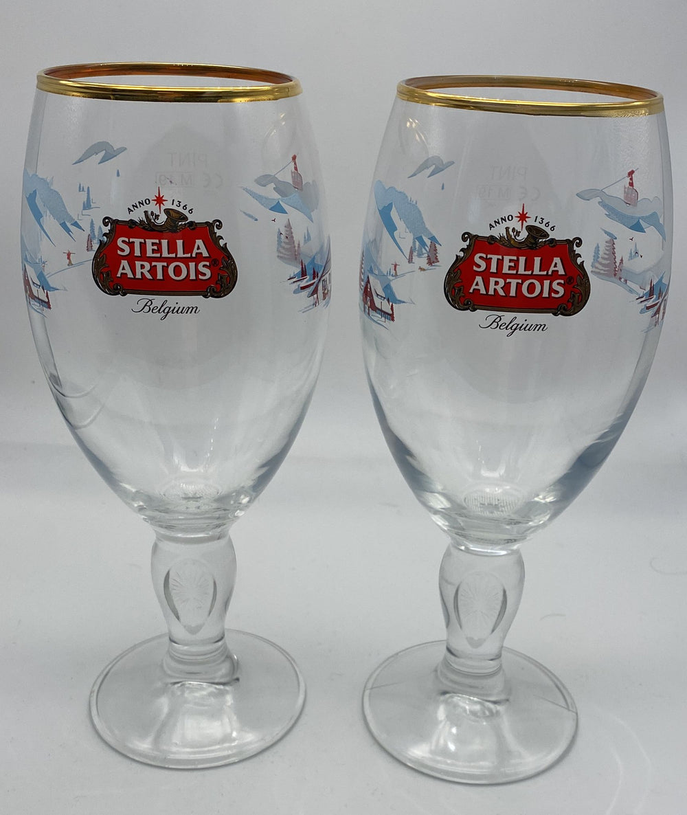 Stella Artois Pint Glass - 20oz Christmas Edition