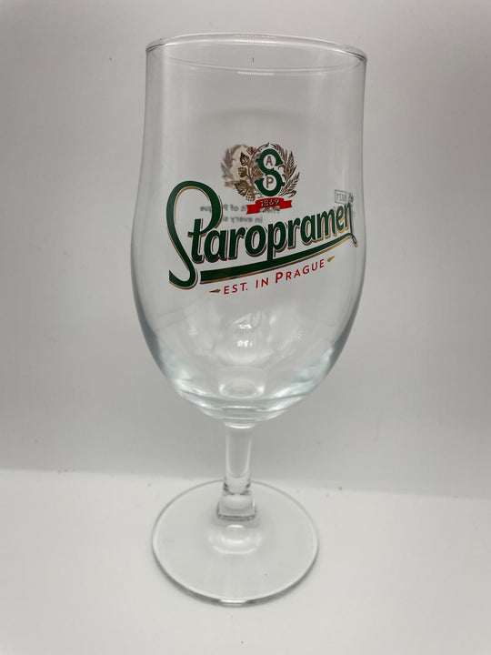 Staropramen 20oz pint chalice M21 beer glass