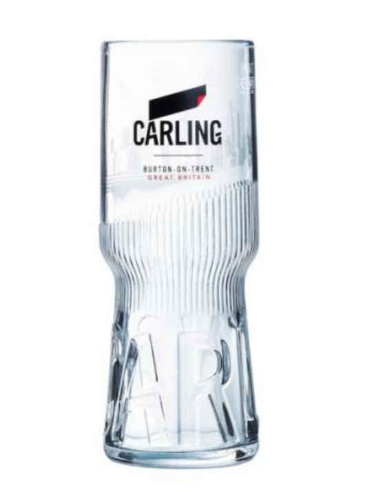 CARLING BEER GLASS - PINTS & HALFS