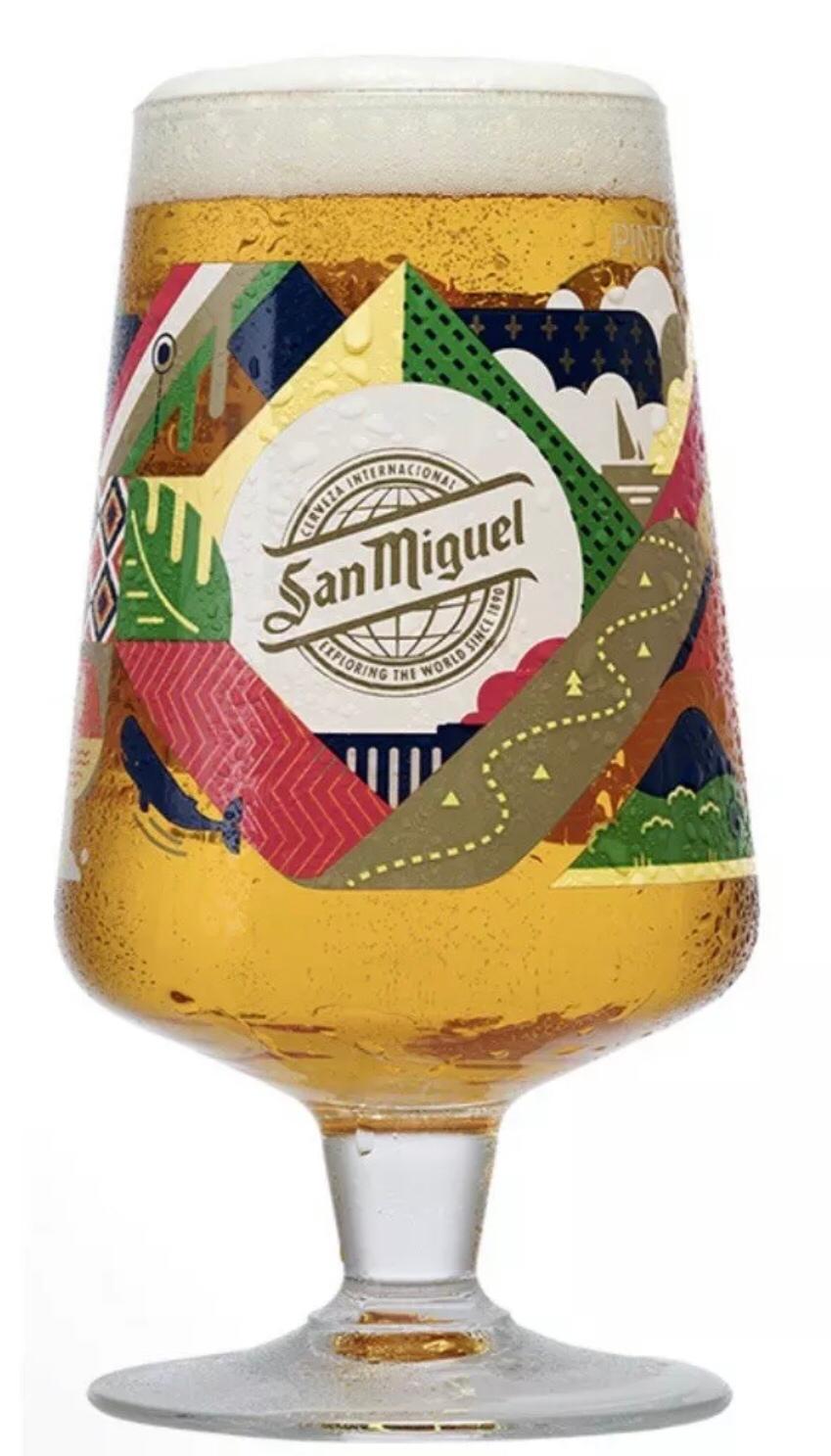 SAN MIGUEL TROPICO HALF PINT GLASS