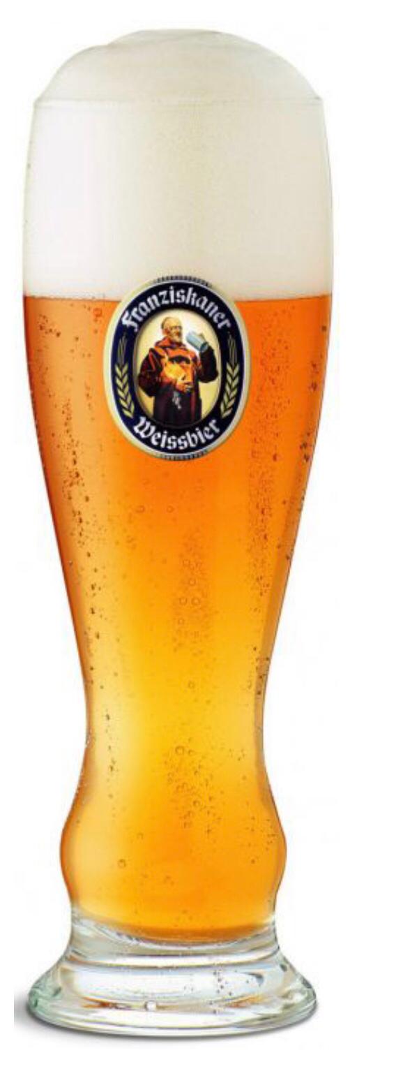 Franziskaner Weissbier Beer Glass - 33cl