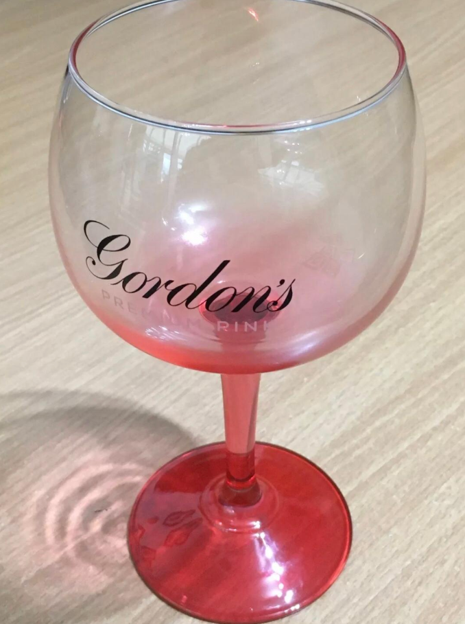 GORDON'S PINK GIN GLASS